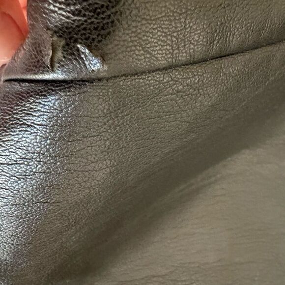 Wilfred The Melina Vegan Leather Straight Leg Pants Size 4 Black - Picture 11 of 13